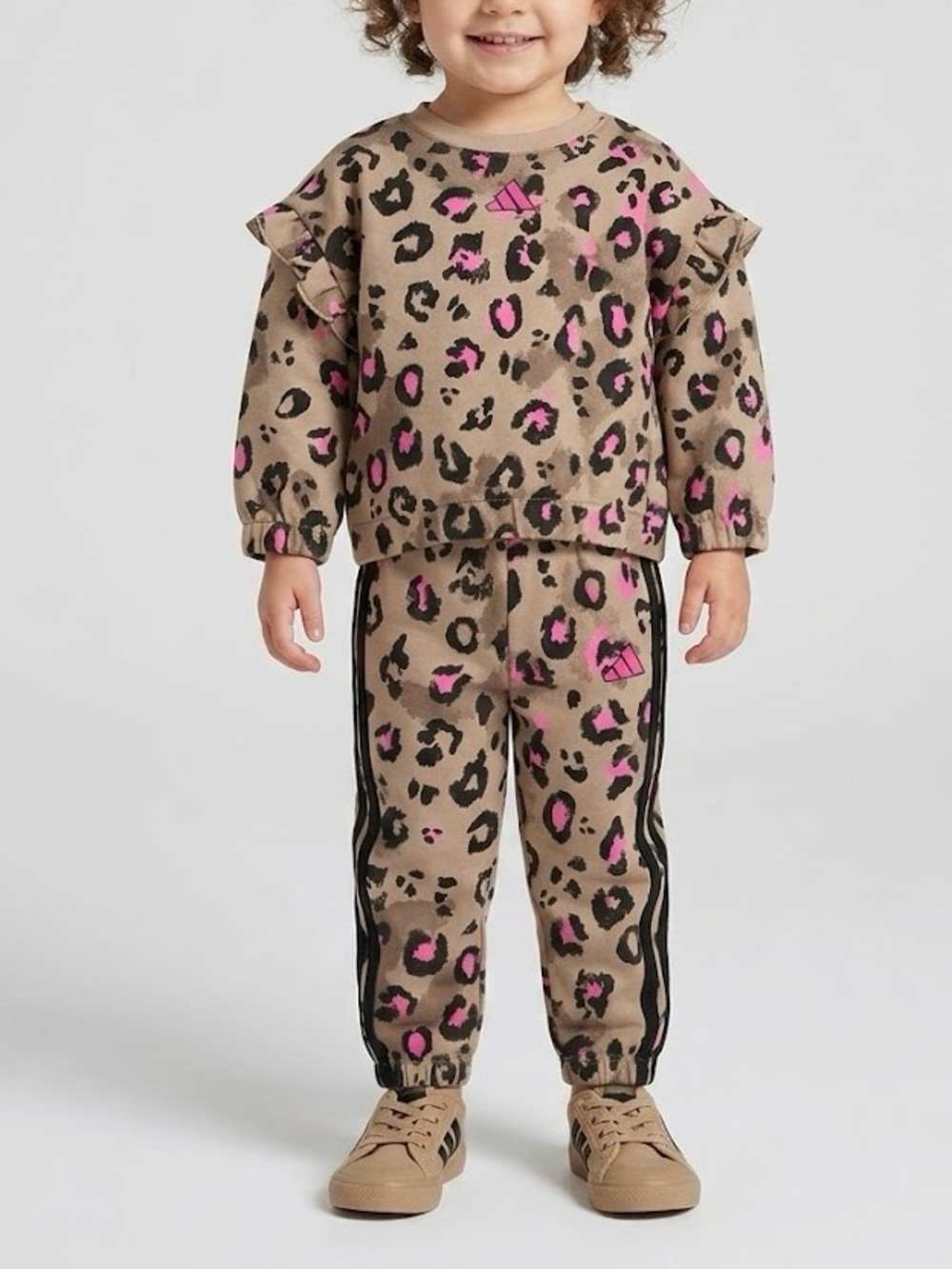 ADIDAS Girls sportswear Set 2-piece Jersey and Jogger Size 2T